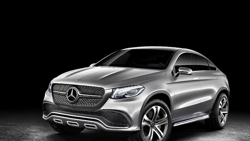 Bullige Front, schräges Heck: Die Mercedes M-Klasse wird es bald auch als SUV-Coupé zu kaufen geben. Bullige Front, schräges Heck: Die Mercedes M-Klasse wird es bald auch als SUV-Coupé zu kaufen geben.