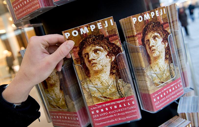Noch bis zum 23. März läuft die Ausstellung über Pompeji in der Hypo-Kunsthalle.