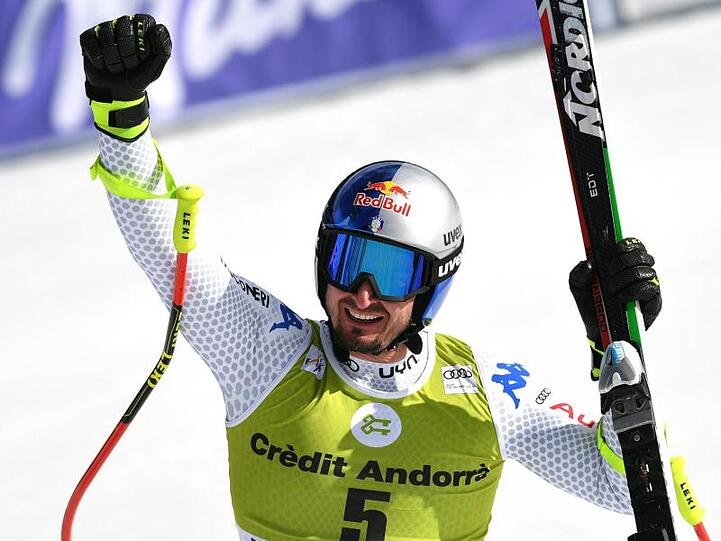 Der Italiener Dominik Paris gewann auch in Soldeu.