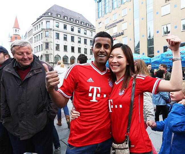 Geschichten, Fans und Skurilitäten: Stimmungsvolle Fotos aus München zum großen Finale in Wembley