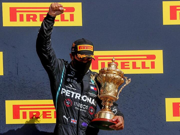 Lewis Hamilton siegte bei seinem Heimrennen in Silverstone.