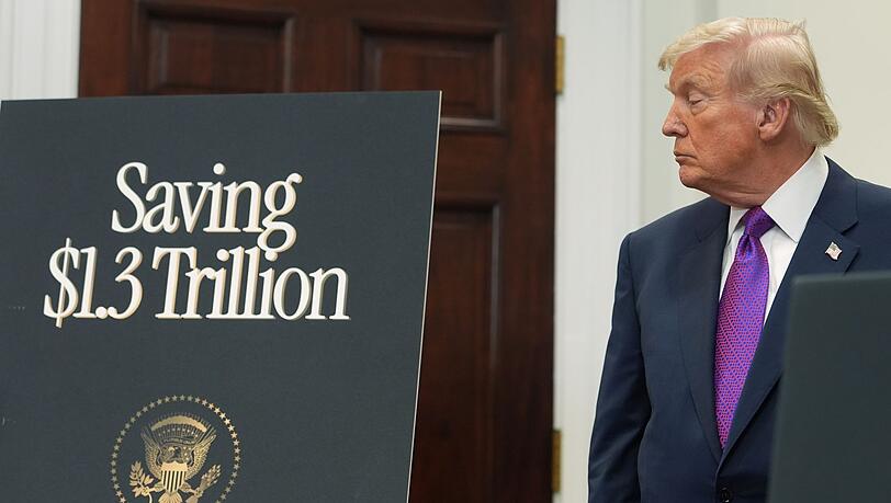 Trump verspricht sich gro&szlig;e Einsparungen durch seinen Anti-Klima-Kurs.