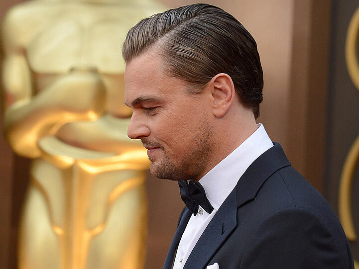 Konnte auch 2014 wieder nur mit gesenktem Haupt an der begehrten Oscar-Trophäe vorbeigehen: Leonardo DiCaprio