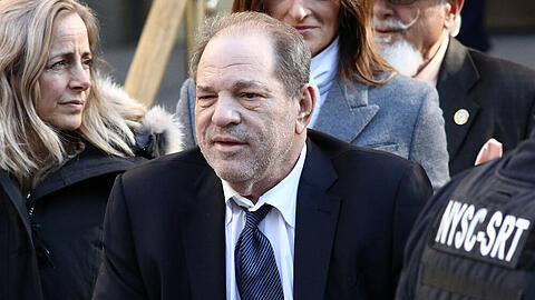 Harvey Weinstein wenige Tage vor seinem Urteil vor dem Gericht