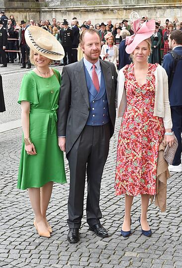 Christian Dienst mit Frau Felipa von Bayern