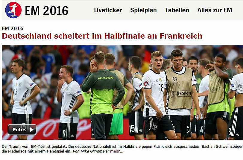 Spiegel: Deutsche Nüchternheit - wir sind raus, was gibt's da sonst noch zu sagen?