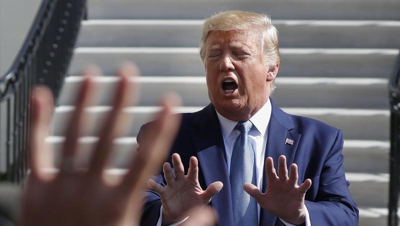 "Sollen sie nur kommen!": US-Präsident Donald Trump. "Sollen sie nur kommen!": US-Präsident Donald Trump.