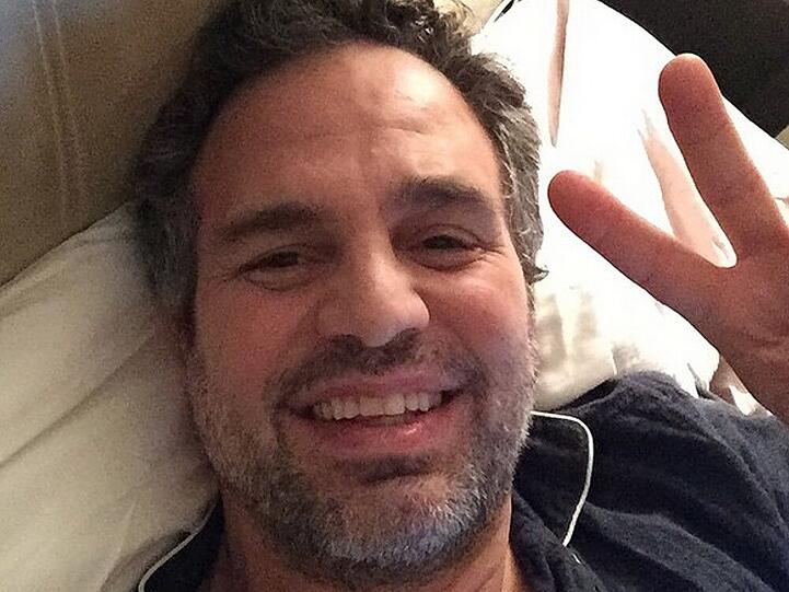 Mark Ruffalo: Dankesrede aus dem Bett