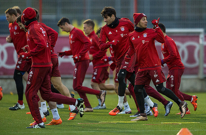 Weitere Bilder vom Auftakt-Training der Bayern.