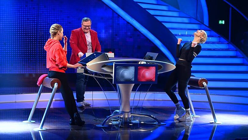 "Schlag den Star": Janin Ullmann (r.) kann "Blamieren oder kassieren" für sich entscheiden.