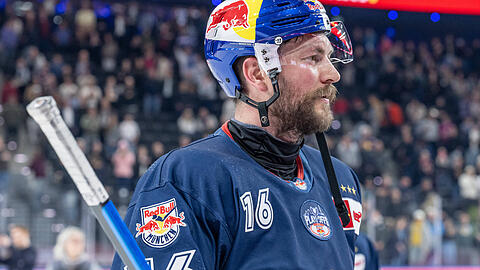Konrad Abeltshauser spielt seit Januar 2016 f&uuml;r den EHC Red Bull M&uuml;nchen. Endet nach zehn Jahren sein Wirken am Oberwiesenfeld?