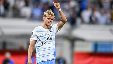 Einer der wertvollsten Spieler der 3. Liga: Leandro Morgalla.