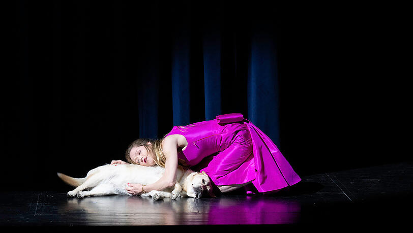 Barbara Hannigan in "La voix humaine" Barbara Hannigan in "La voix humaine"