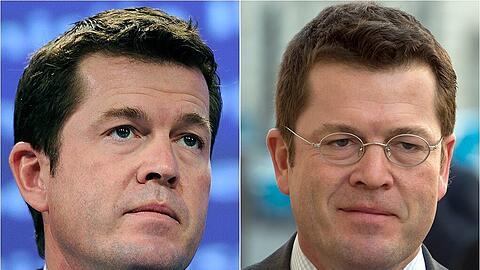Auf welchem Bild sieht er intelligenter aus? Karl-Theodor zu Guttenberg mit und ohne Brille.