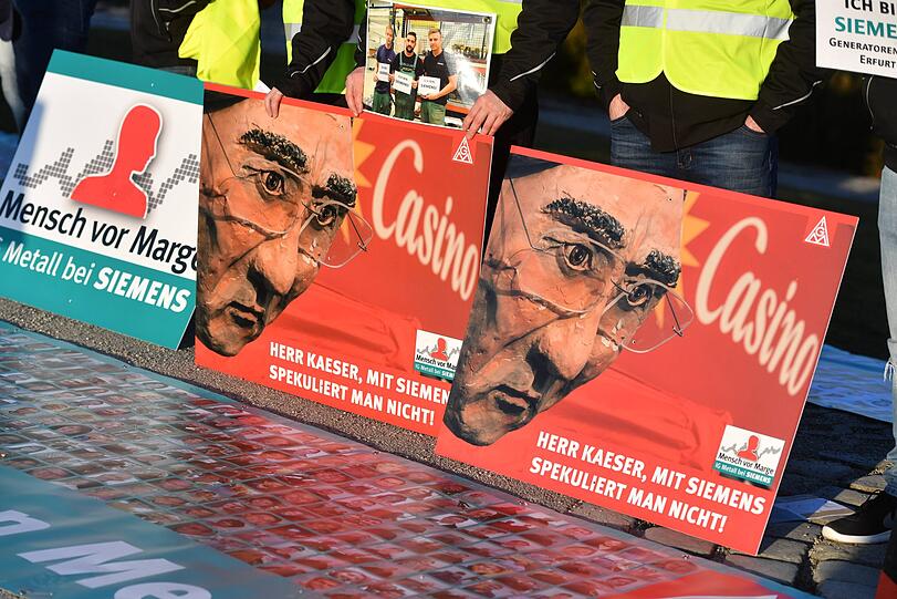 Bei der Jahreshauptversammlung von Siemens am Mittwoch kam es zu Protesten.