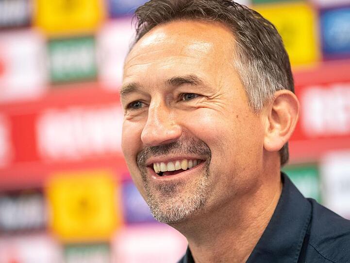 Achim Beierlorzer, Trainer des Fußball-Bundesligisten 1. FC Köln. Foto: Marius Becker/Archivbild