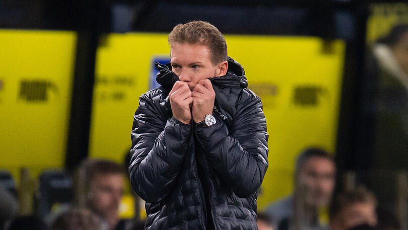 Angst? Entsetzen? Bayern-Coach Nagelsmann. Angst? Entsetzen? Bayern-Coach Nagelsmann.