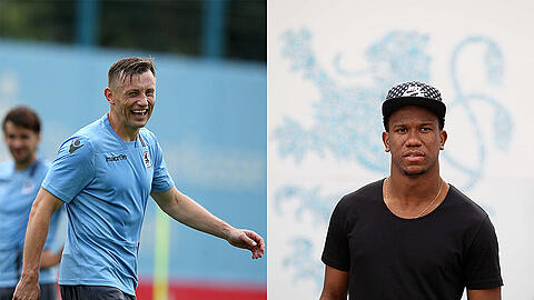 Ivica Olic (l.) ist fit und soll gegen den SC Freiburg auflaufen, der Brasilianer Ribamar hat noch Nachholbedarf und soll behutsam aufgebaut werden.
