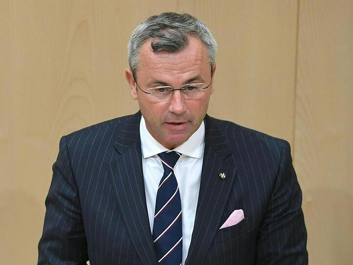Norbert Hofer, designierter Vorsitzender der FPÖ: "Eine sehr beliebte, sehr erfolgreiche Koalition ist zu Ende gegangen.