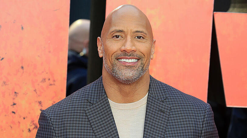 Dwayne "The Rock" Johnson bei einer Filmpremiere in London