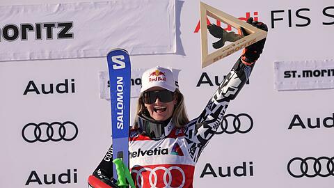 Gewann &uuml;berraschend den Super-G: Alice Robinson.