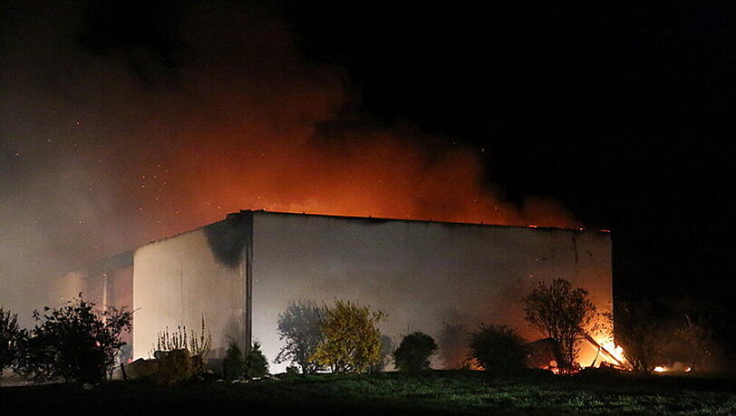 Bilder vom Großbrand in Engelsberg. Bilder vom Großbrand in Engelsberg.