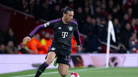 Bayern-Star Leroy Sané ist noch nicht richtig fit.