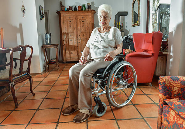 Ellen Schwiers kurz vor ihrem Tod im Jahr 2019. Ellen Schwiers kurz vor ihrem Tod im Jahr 2019.