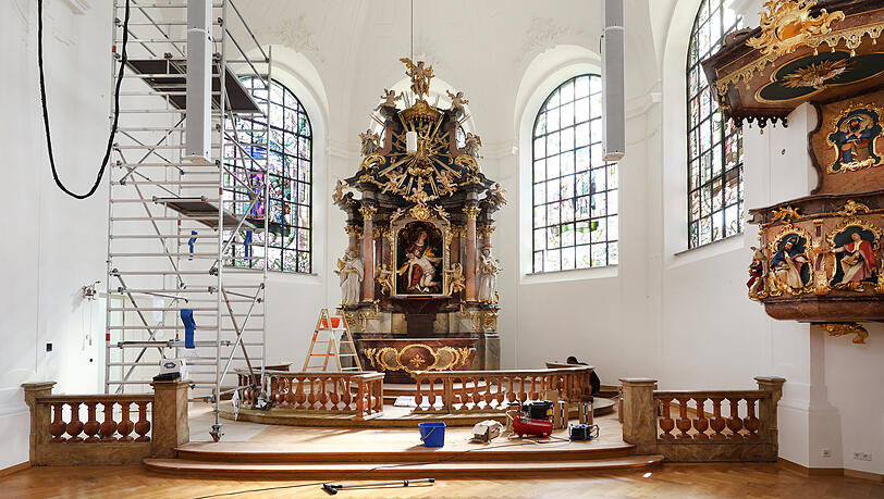 Die Kapelle des Hauses dient k&uuml;nftig als modernster Veranstaltungsraum.