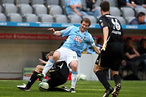 Benny Lauth darf die nächsten Wochen kein Fußball  mehr spielen. Er hat Knieprobleme.