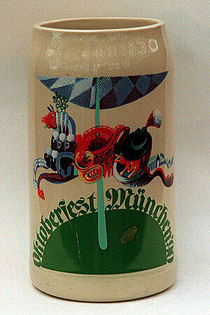Der offizielle Wiesn-Krug von 1990.