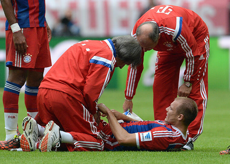 Holger Badstuber musste frühzeitig verletzt raus.