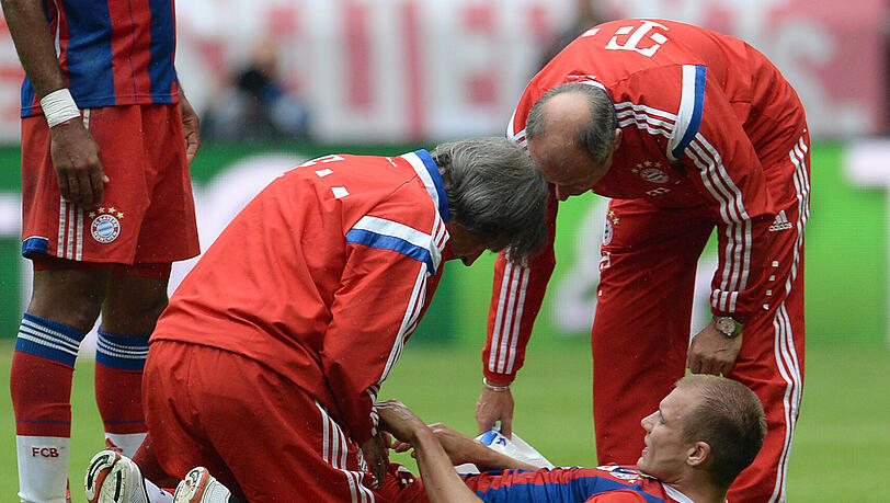 Holger Badstuber musste frühzeitig verletzt raus.