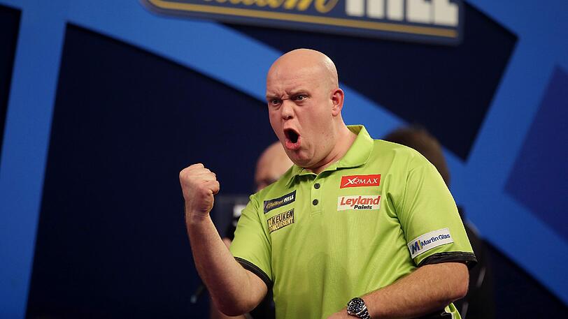 Der Niederländer Michael van Gerwen ist Darts-Weltmeister 2017.