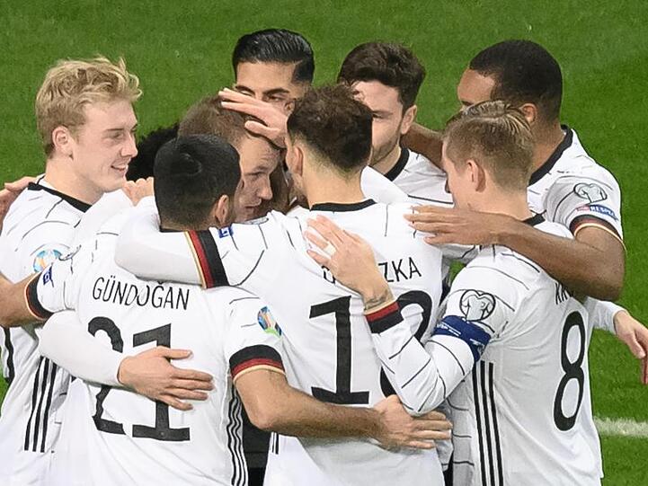 Haben sich mit einem überzeugendem Auftreten und dem Sieg über Nordirland belohnt: Die deutsche Fußball-Nationalmannschaft.