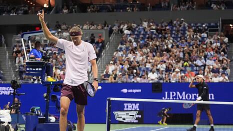 Alexander Zverev in Jubelpose.