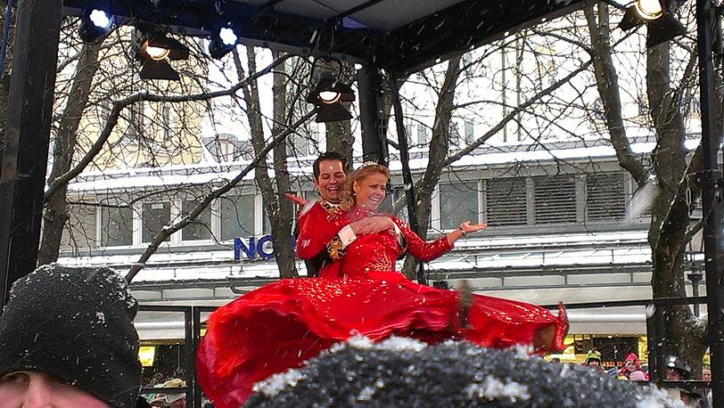 Tanz der Marktweiber am Viktualiemarkt: Bilder vom Faschingsdienstag.