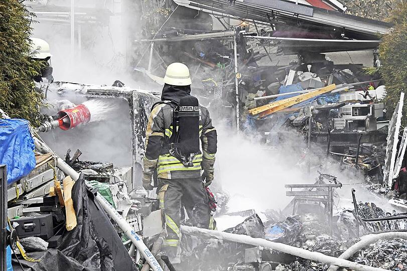 Die Feuerwehr hatte am Freitag jede Menge zu tun.