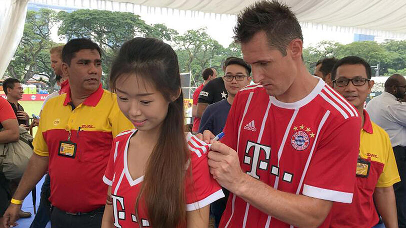 Miroslav Klose begleitete den FC Bayern nach Asien.