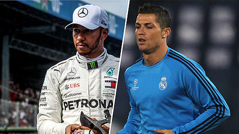 Lewis Hamilton und Cristiano Ronaldo sind an Covid-19 erkrankt.