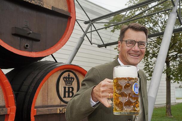Der künftige Hofbräu-Chef: Jörg Lehmann übernimmt 2026. Der künftige Hofbräu-Chef: Jörg Lehmann übernimmt 2026.