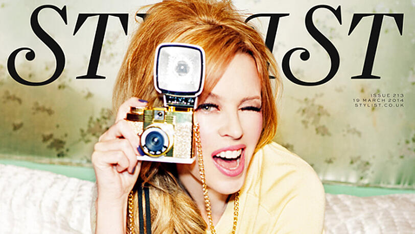 Kylie Minogue auf dem aktuellen Cover des britischen "Stylist Magazine" Kylie Minogue auf dem aktuellen Cover des britischen "Stylist Magazine"