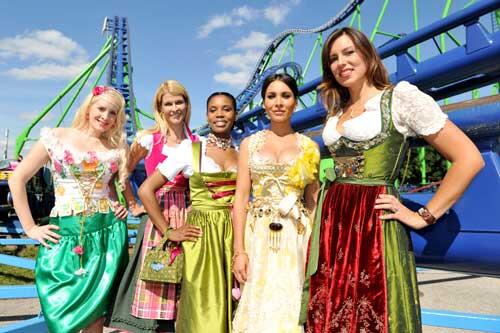 Egal, welches Label Frau von Welt trägt - der Dirndl-Trend geht hin zur Farbe.