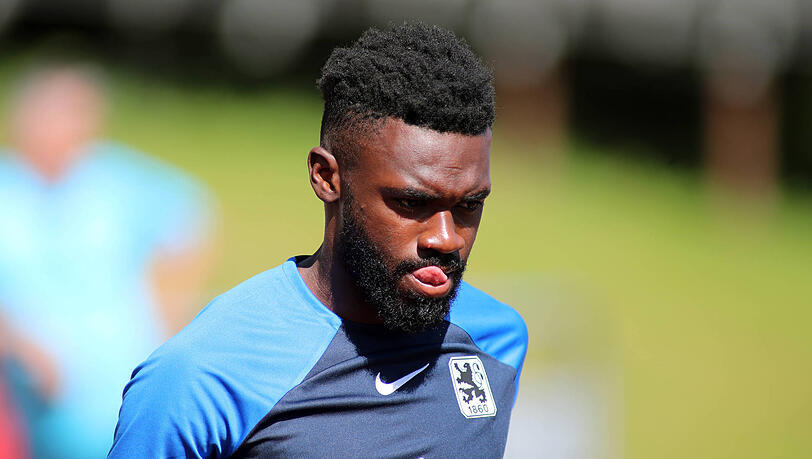 Joseph Boyamba in Waldkirchen im Löwen-Trikot.