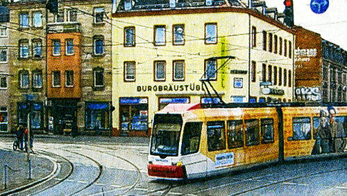 Noch fährt sie: Die Linie 9 biegt vom Friedrich-Ebert-Platz kommend in die Pirckheimerstraße ein. Noch fährt sie: Die Linie 9 biegt vom Friedrich-Ebert-Platz kommend in die Pirckheimerstraße ein.