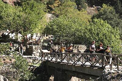 Rastplatz in der Samaria-Schlucht, Foto: Rohm