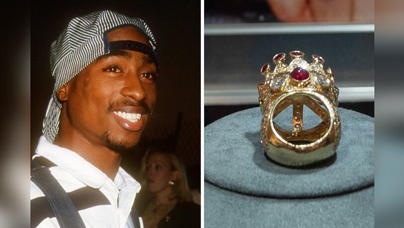 Der ikonische Kronenring von Tupac Shakur hat nun einen neuen Besitzer.