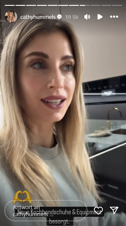 Cathy Hummels kann aufatmen. Bei einer "Glas-Explosion" ihres Ofens kam niemand zu Schaden.