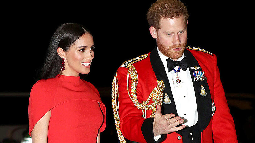 Herzogin Meghan und Prinz Harry bei einem öffentlichen Auftritt