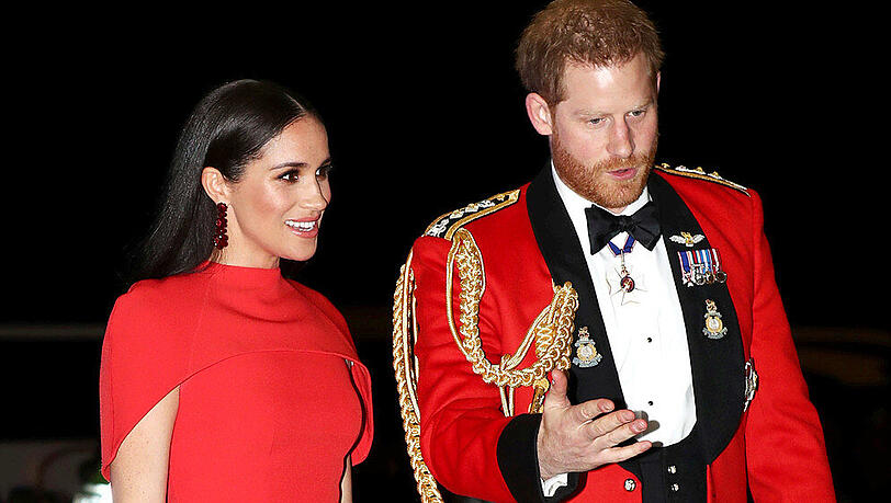 Herzogin Meghan und Prinz Harry bei einem öffentlichen Auftritt